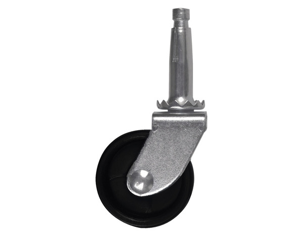 Roulette pivotante nylon noir - Ø. 4 cm - 15 kg - Brico Dépôt