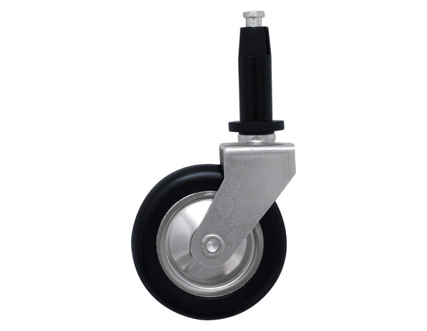 Roulette pivotante PVC noir - Ø. 5 cm - 15 kg - Brico Dépôt