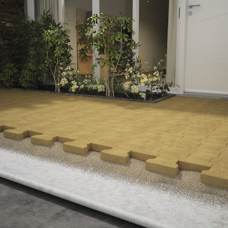 Rouleau de géotextile multiusage travaux extérieurs avec traitement anti-UV - 100 g/m² - Brico Dépôt