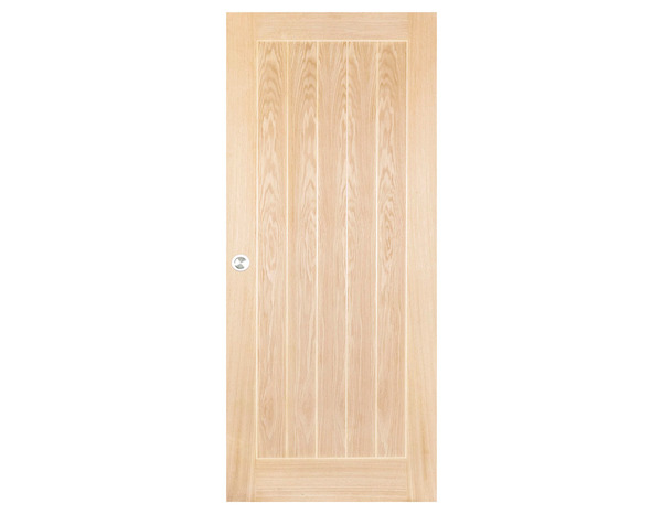 Porte coulissante bois "Cottage" Haut. 204 cm x Larg. 83 cm x Ep. 35 mm. - GoodHome - Brico Dépôt