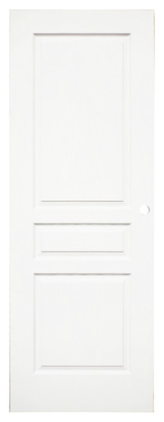 Porte coulissante prépeint "Ordesa" H. 204 cm x Larg. 83 cm x ép. 40 mm - Brico Dépôt