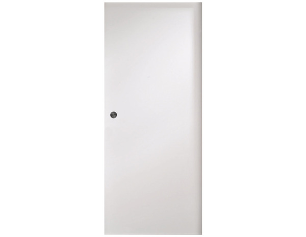 Porte coulissante "Alpille" blanche H. 204 cm x Larg. 83 cm - Brico Dépôt