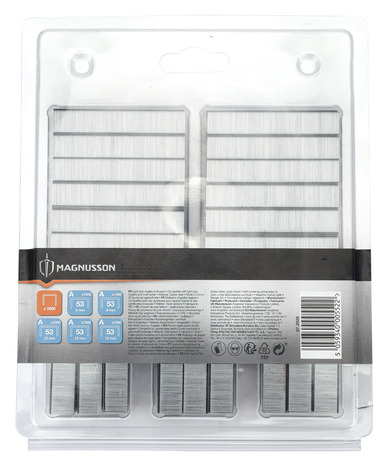 Boite assortiment 5000 agrafes - MAGNUSSON - Brico Dépôt