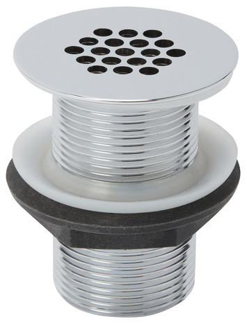 Bonde chromée à écoulement libre sans trop-plein - Ø 80 mm - Brico Dépôt