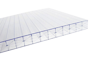Plaque polycarbonate transparente 3,5 x 0,98 m. Ép. 16 mm. - Brico Dépôt