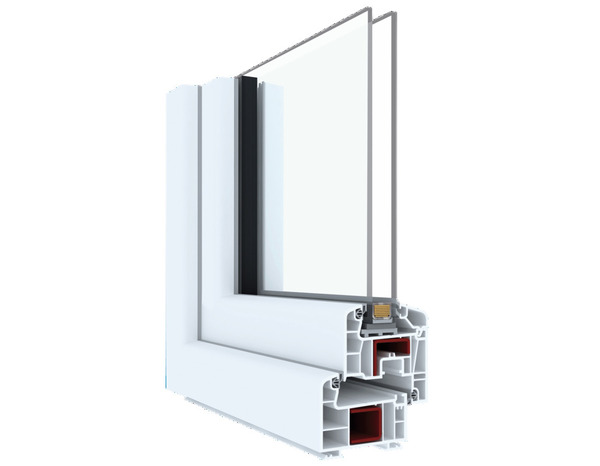 Fenêtre PVC blanc oscillo-battante 1 vantail droit + volet roulant h.75 x l.40 cm - GoodHome - Brico Dépôt