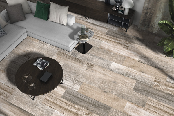 Carrelage de sol intérieur "Clizi" gris - l. 24 x L. 88 cm - Cooke and Lewis - Brico Dépôt