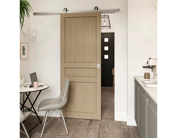 Porte coulissante "Ordesa" - H. 204 cm x Larg. 83 cm x ép. 40 mm - Brico Dépôt