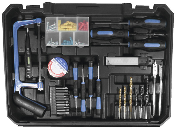 Perceuse visseuse 12V + Coffret 103 accessoires inclus - Brico Dépôt