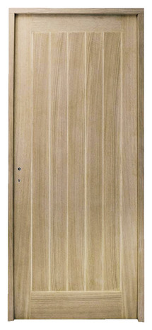 Bloc-porte plaqué chêne "Cottage" - l. 73 cm droite - GoodHome - Brico Dépôt