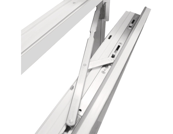 Fenêtre PVC blanc oscillo-battante 1 vantail gauche h.65 x l.40 cm - GoodHome - Brico Dépôt