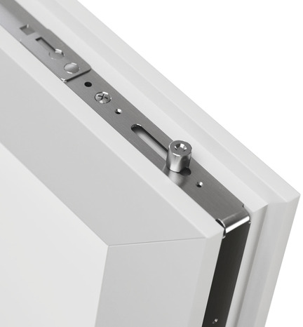 Fenêtre PVC blanc oscillo-battante 1 vantail droit h.75 x l.40 cm - GoodHome - Brico Dépôt