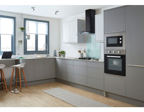 Chant "Adèle" gris mat - L. 1m x H. 1.9cm - Cooke and Lewis - Brico Dépôt