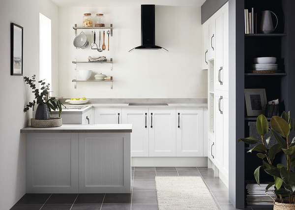 Bande de chant "Alpinia" blanc l.100 x h.1,9 cm x ép.0,53 mm - GoodHome - Brico Dépôt