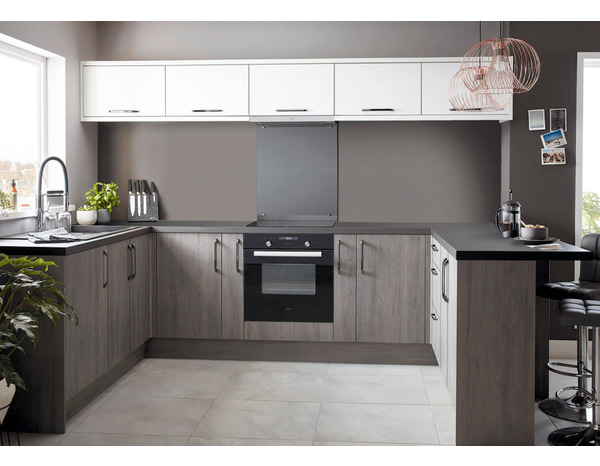 Chant "Basilie" chêne gris - L. 1m x H. 1.9cm - Cooke and Lewis - Brico Dépôt