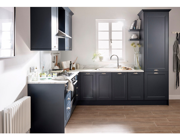 Bande de chant "Artemisia" bleu nuit l.100 x h.1,9 cm x ép.0,53 mm - GoodHome - Brico Dépôt