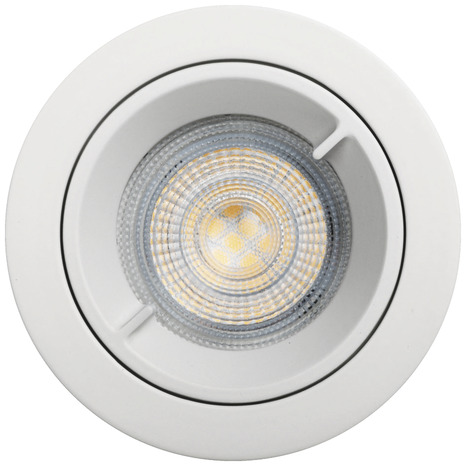 Spot à encastrer gu10 ip44 blanc caius - GoodHome - Brico Dépôt