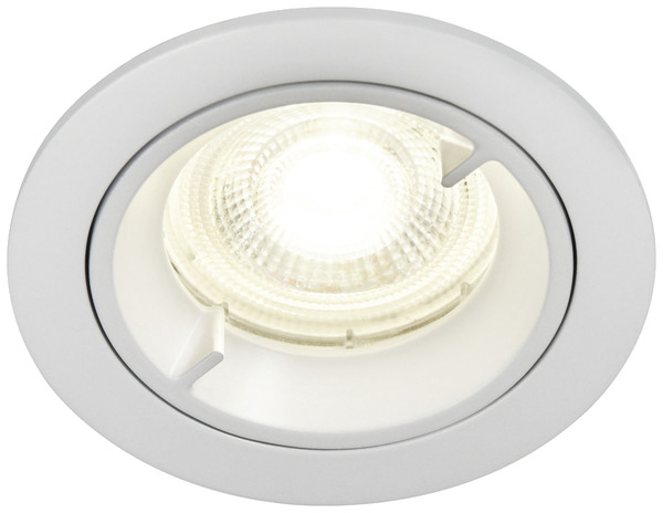 Spot à encastrer gu10 ip44 blanc caius - GoodHome - Brico Dépôt