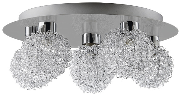 Plafonnier 6 spots métal "Caelus" H. 13,5 x Ø 34 cm - Colours - Brico Dépôt