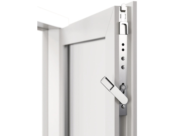 Fenêtre PVC blanc oscillo-battante 2 vantaux + volet roulant h.105 x l.120 cm - GoodHome - Brico Dépôt