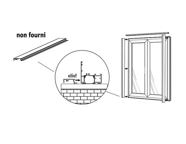 Tapée pour isolation fenêtre alu coulissante - Blanc - Ép. 100 mm - GoodHome - GoodHome - Brico Dépôt