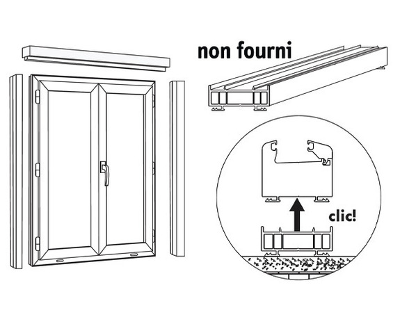 Elargisseur pour fenêtre PVC 3,5 cm x 3 m - GoodHome - Brico Dépôt