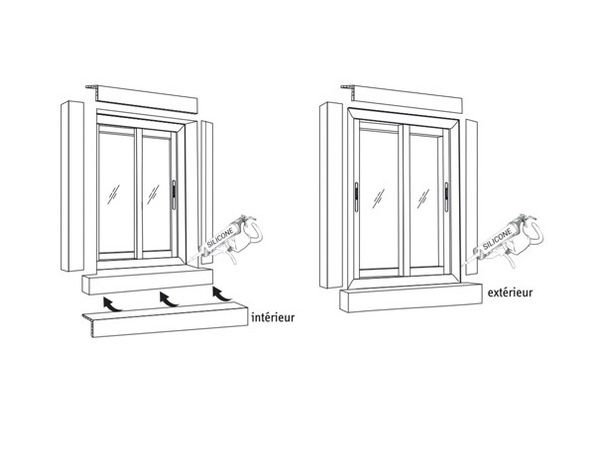 Champlat fenêtre alu coulissant - Blanc - 3 cm - GoodHome - Brico Dépôt