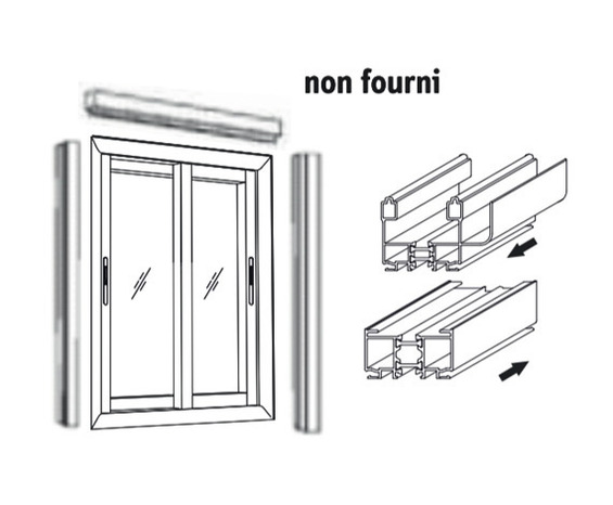 Elargisseur fen alu couli bl 2,5cmx3m blanc - dim. : 2,5 cm x 3 m - GoodHome - Brico Dépôt