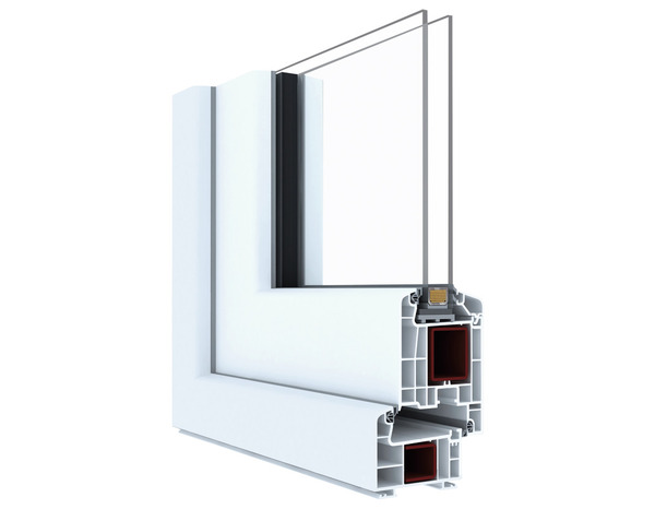 Porte-fenêtre PVC blanc 1 vantail droit H.215 x l.80 cm - GoodHome - Brico Dépôt