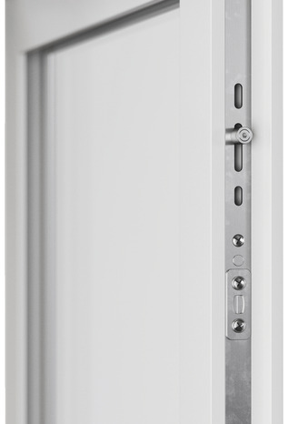 Porte-fenêtre PVC blanc 1 vantail gauche H.215 x l.80 cm - GoodHome - Brico Dépôt