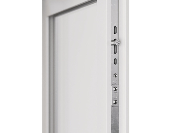 Porte-fenêtre PVC blanc 1 vantail droit + volet roulant H.215 x l.80 cm - GoodHome - Brico Dépôt