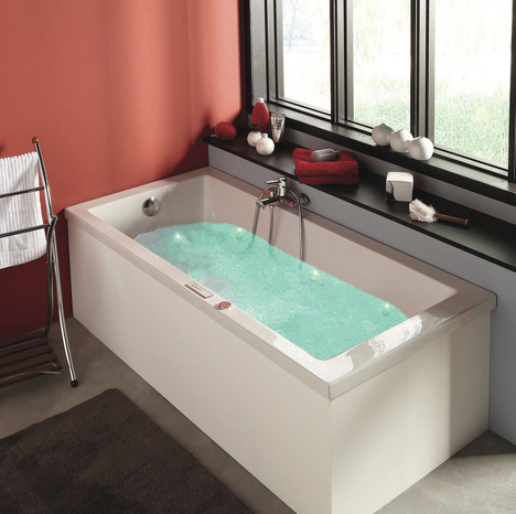 Baignoire balnéo droite - 170 x 80 cm - Brico Dépôt