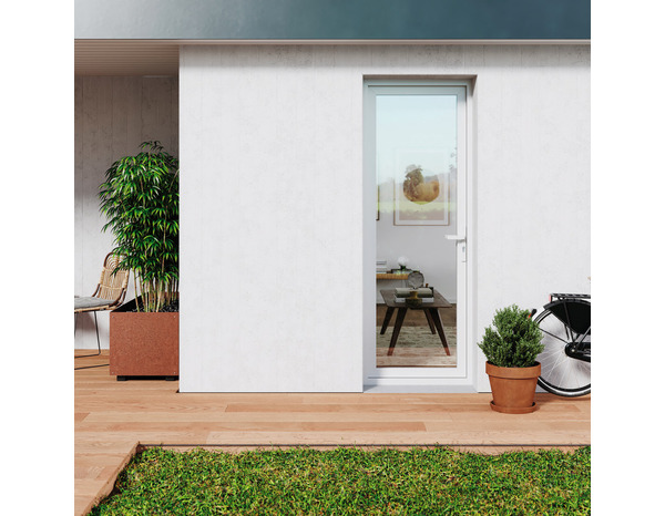 Porte-fenêtre PVC blanc 1 vantail gauche H.205 x l.80 cm - GoodHome - Brico Dépôt