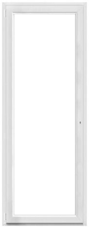 Porte-fenêtre PVC blanc 1 vantail gauche H.205 x l.80 cm - GoodHome - Brico Dépôt