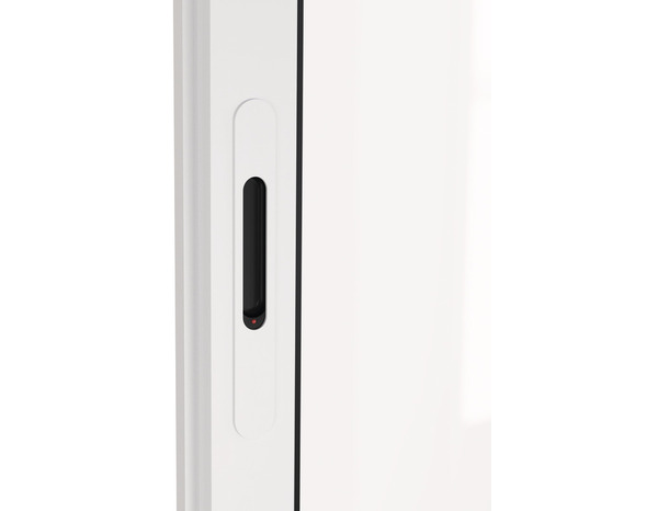 Fenêtre aluminium blanc coulissante 2 vantaux h.100 x l.100 cm - GoodHome - Brico Dépôt