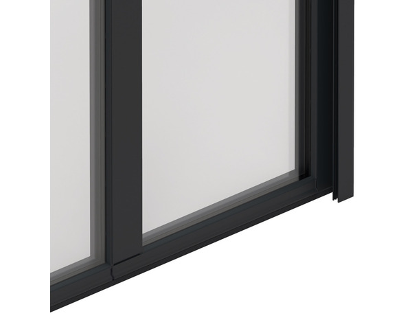 Fenêtre aluminium gris oscillo-battante 2 vantaux + volet roulant h.115 x l.100 cm - GoodHome - Brico Dépôt