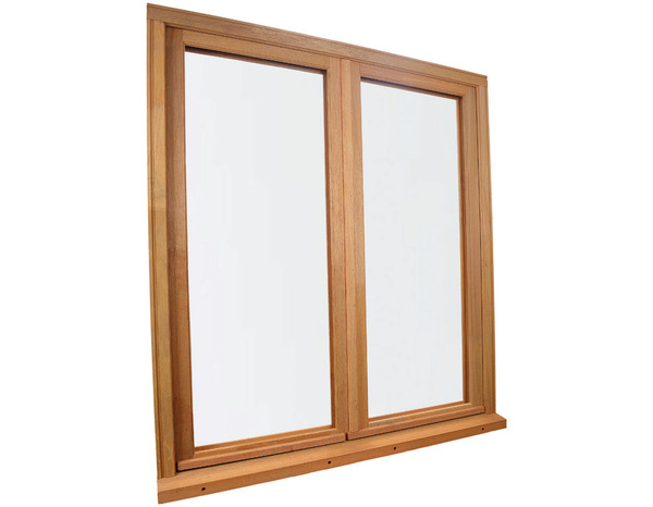 Fenêtre bois battante 2 vantaux H.125 x l.120 cm - GoodHome - Brico Dépôt