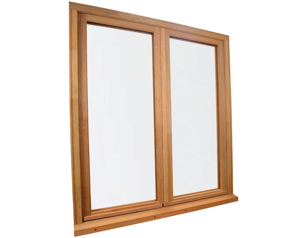 Fenêtre bois battante 2 vantaux H.105 x l.100 cm - GoodHome - Brico Dépôt