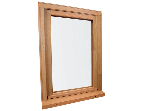 Fenêtre bois battante 1 vantail gauche H.45 x l.40 cm - GoodHome - Brico Dépôt