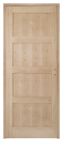Bloc-porte "Connemara" chêne gauche - 83 cm - GoodHome - Brico Dépôt