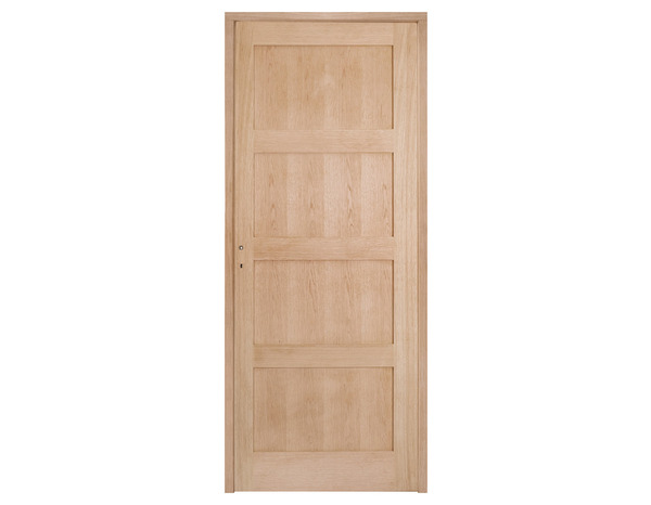 Bloc-porte "Connemara" chêne droit 83 x l. 83 cm - GoodHome - Brico Dépôt