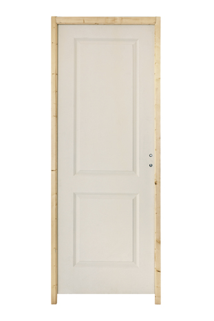 Bloc porte "Camargue" 2 panneaux prépeint gauche - 73 cm - Brico Dépôt