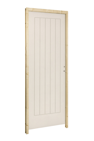 Bloc porte "Cottage" prépeint gauche 73 cm - Brico Dépôt