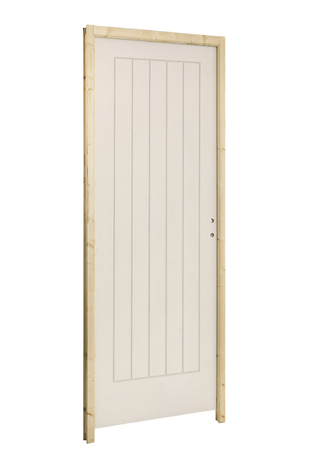 Bloc porte "Cottage" prépeint gauche 83 cm - Brico Dépôt