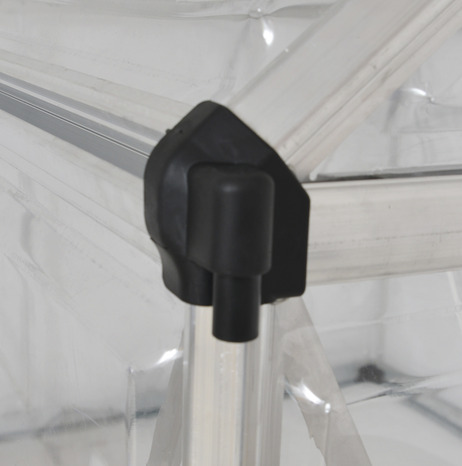 Serre "Harmony" 6 x 4 - Argent Base en acier galvanisé - Brico Dépôt