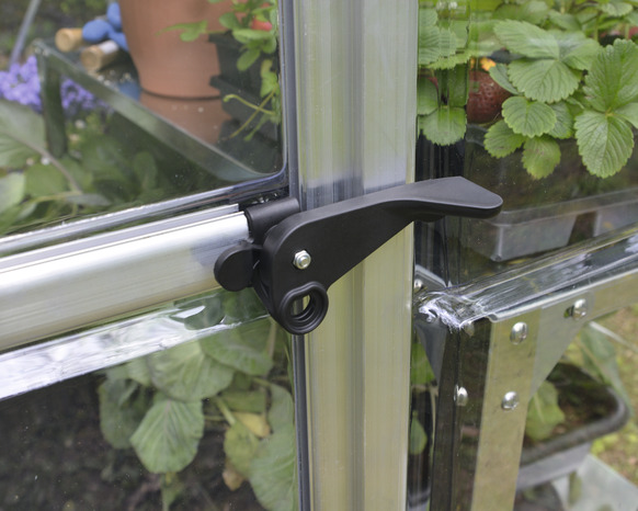 Serre "Harmony" 6 x 4 - Argent Base en acier galvanisé - Brico Dépôt