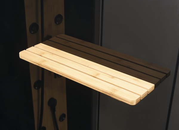 Cabine de douche "Black Bamboo" L. 120 x l. 80 x H 225 cm - Brico Dépôt