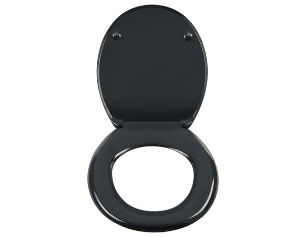 Abattant Soft Close "Genoa" - Gris - GoodHome - Brico Dépôt