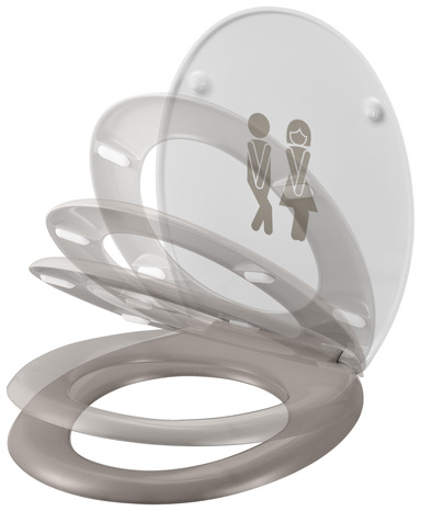 Abattant soft close "Genoa" homme/femme - GoodHome - Brico Dépôt