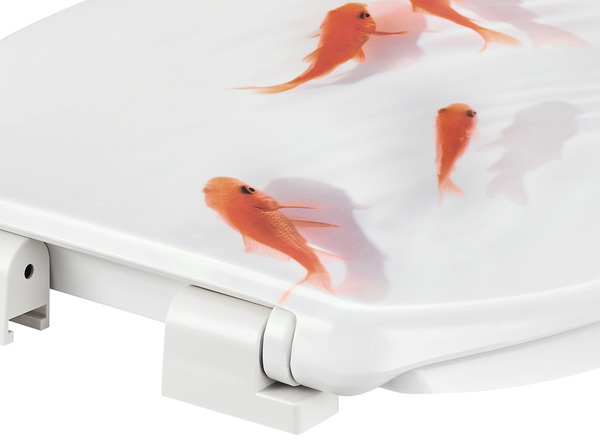Abattant soft close "Genoa" - Poisson - GoodHome - Brico Dépôt
